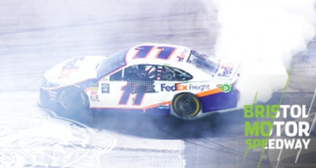 Denny does donuts at Bristol after thrilling win