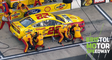 Logano has trouble on pit road early at Bristol