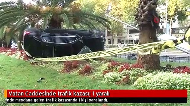 Vatan Caddesinde trafik kazası: 1 yaralı