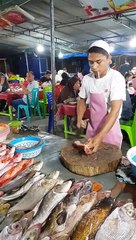 amazing speed slicing fish in minimum quick time