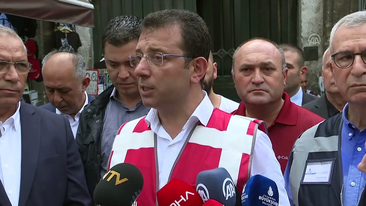 İBB Başkanı İmamoğlu basın mensuplarının sorularını yanıtladı (1) - İSTANBUL