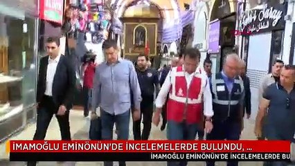 İMAMOĞLU EMİNÖNÜN'DE İNCELEMELERDE BULUNDU, AÇIKLAMA YAPTI 3