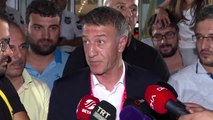 Kasımpaşa -  Trabzonspor maçının ardından - Trabzonspor Kulübü Başkanı Ağaoğlu (2)