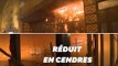 Les images de l'incendie qui a ravagé le marché de Levallois-Perret