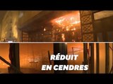 Les images de l'incendie qui a ravagé le marché de Levallois-Perret