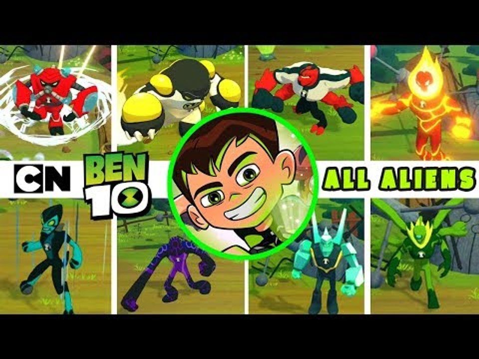 BEN 10 (Reboot) ALL ALIENS Transformations
