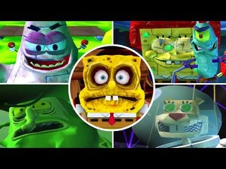 SpongeBob Battle for Bikini Bottom ALL BOSSES (PS2)