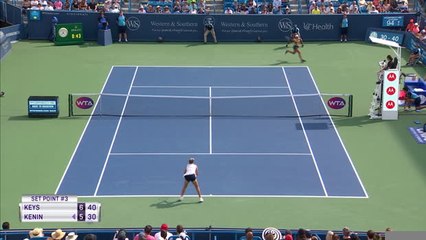Keys books final after breezing past Kenin