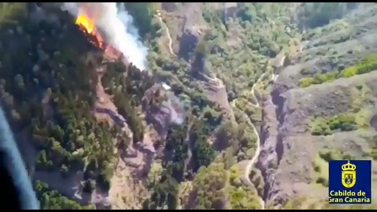 Wieder Waldbrand auf Gran Canaria ausgebrochen