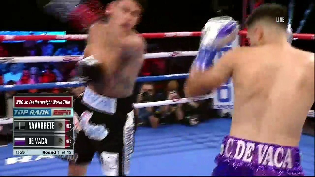 Emanuel Navarrete vs Francisco De Vaca Full Fight HD
