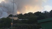 Los medios aéreos se suman al incendio de Gran Canaria