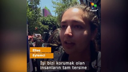 Meksika'da tecavüz edilen genç kızlar için parlak pembe protesto