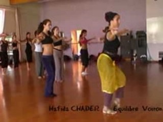 Hafida CHADER pendant le stage de danse de Voiron