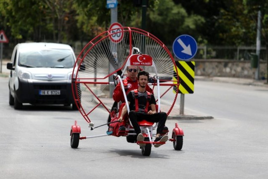 LPG'li planör Bursa semalarında