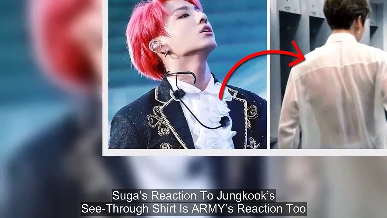 Suga’s Reaction To Jungkook’s See-Through Shirt Is ARMY’s Reaction Too