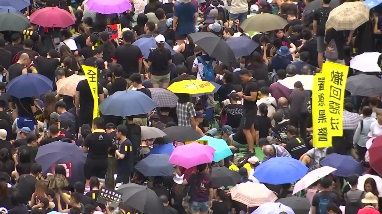홍콩 정부 "폭력 시위자 응징할 것" 강력 경고 / YTN