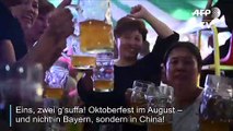 Eins, zwei, g'suffa! Bierfestival in Qingdao