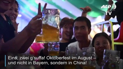 Eins, zwei, g'suffa! Bierfestival in Qingdao