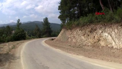BALIKESİR Bigadiç'te yol kenarında çok sayıda kemik ortaya çıktı