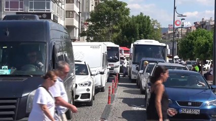 Çanakkale'de 'bayram dönüşü' yoğunluğu sürüyor