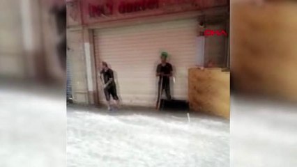 EMİNÖNÜ HAMAMCILAR YOKUŞUNDA SELDEN YENİ GÖRÜNTÜ