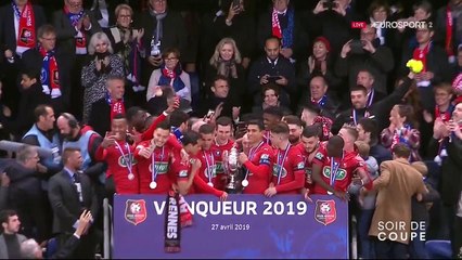 27/04/19 : SRFC-PSG (2-2) : Remise de la Coupe de France