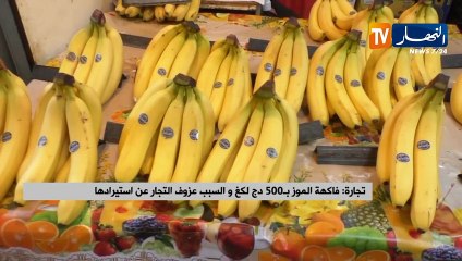 تجارة/ فاكهة الموز بـ 500 دج للكيلو غرام والسبب عزوف التجار عن إستيرادها