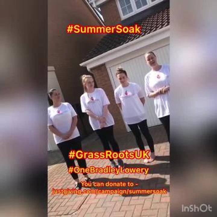 Summer Soak video for the Bradley Lowery Foundation