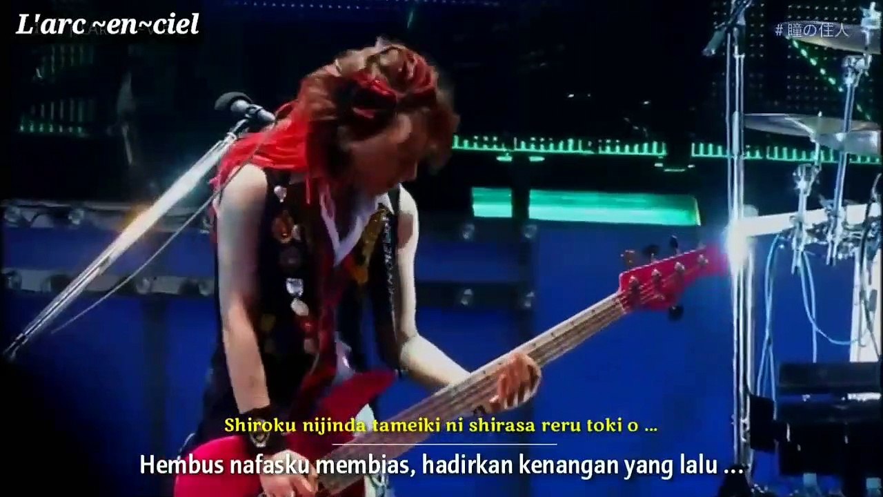 L'arc  en ciel hitomi no jyuunin & lyric subtitle indonesia