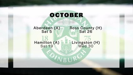 Hibs fixtures