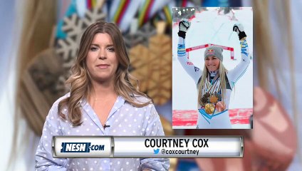 Lindsey Vonn Helps PK Subban Train
