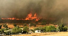 İzmir alev alev yanıyor! Yangın köye sıçradı
