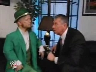 Royal rumble 2008 Vince & hornswoggle segment