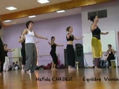Hafida CHADER pendant le stage de danse de Voiron