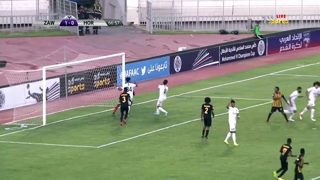 2019-08-18-كأس محمد السادس للانديه الابطال مباراه نادي الزوراء العراقي وهورسيد الصومالي الشوط الثاني