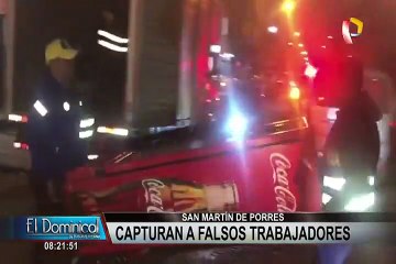 SMP: falsos vendedores de gaseosas robaban congeladoras de bodegas