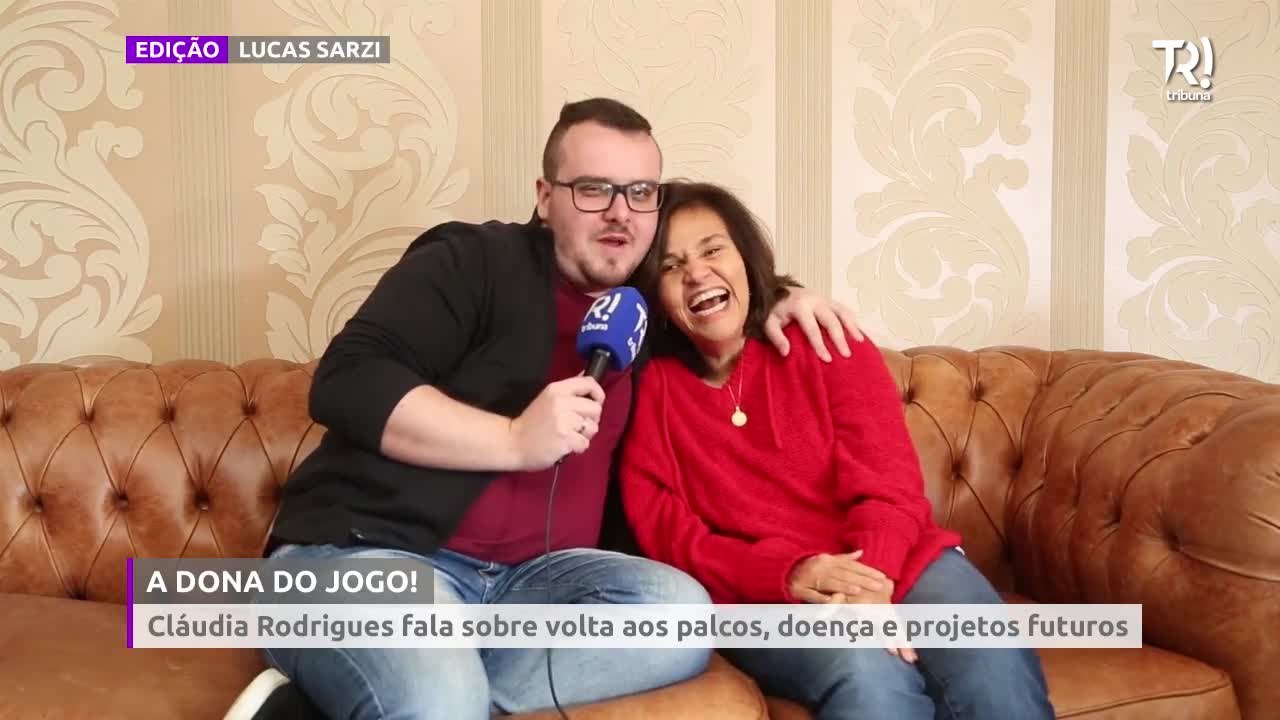 Cláudia Rodrigues fala sobre volta aos palcos, TV Globo, doença e projetos futuros