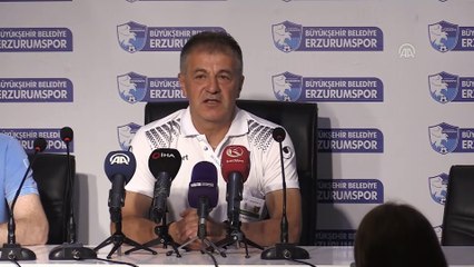 Büyükşehir Belediye Erzurumspor-İstanbulspor maçının ardından - ERZURUM