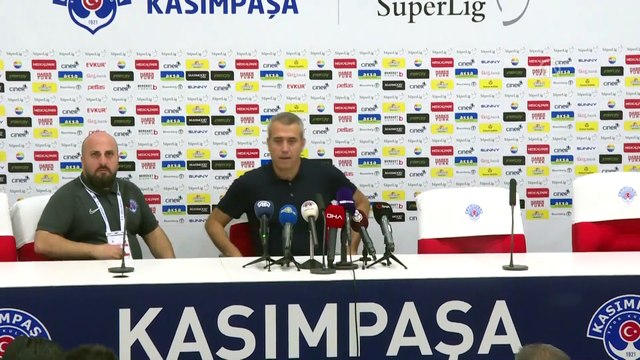 Kasımpaşa - Trabzonspor maçının ardından - Kasımpaşa Teknik Direktörü Özdeş - İSTANBUL