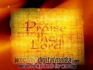 Christian Motion Backgrounds - Praise the Lord