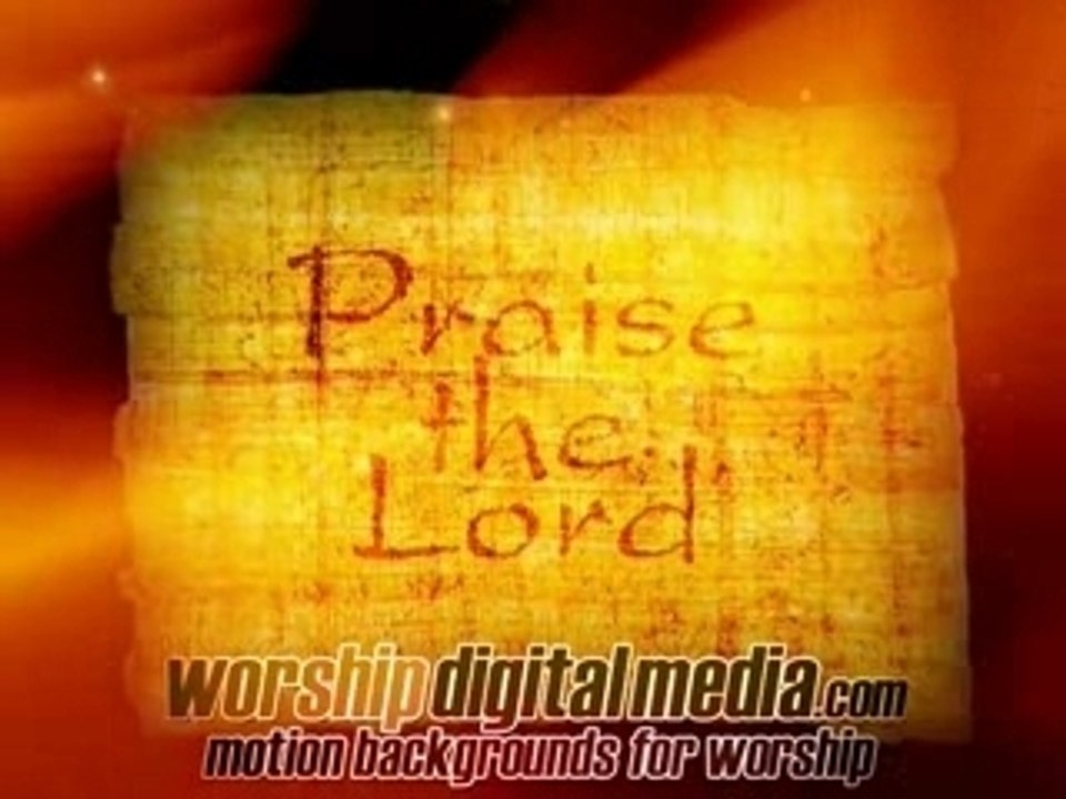 Christian Motion Backgrounds - Praise the Lord