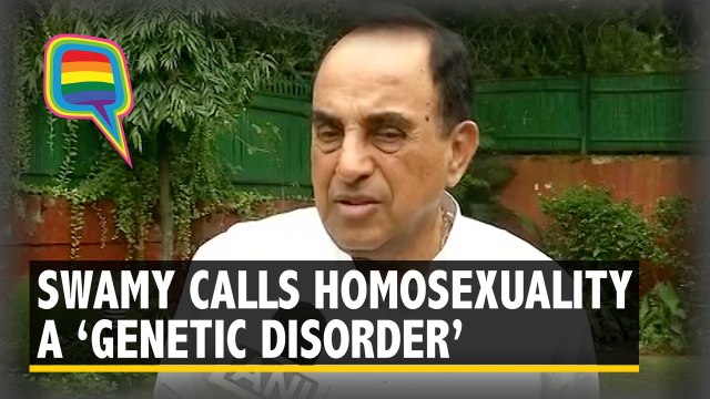 Subramanian Swamy Calls Homosexuality a 'Genetic Disorder'