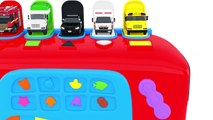 Learn Colors with Car Transport Carrier Street Vehicles Toys - Numbers & Colors Videos Collection