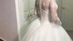 Charming Tulle Jewel Neckline Ball Gown Wedding Dresses With Beaded Lace Appliques