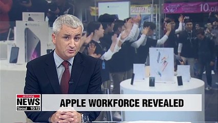 Apple reveals its number of employees in S. Korea for first time