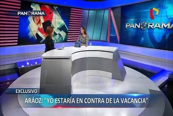 EXCLUSIVO | Aráoz sobre Del Solar: "me parecen bajos sus comentarios"