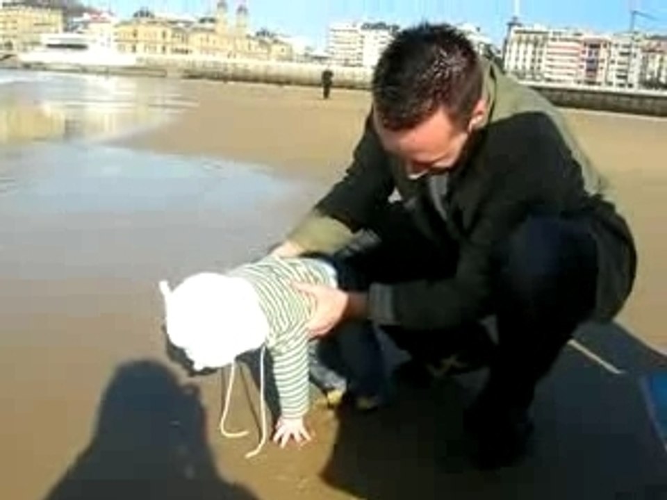 J'ai touché le sable