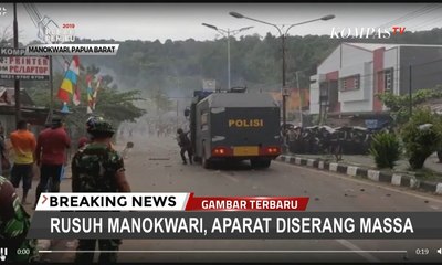 Rusuh Manokwari, Massa Serang Aparat Saat Gelar Pertemuan dengan Perwakilan Massa