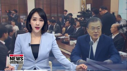 Pres. Moon to reiterate need for "peace economy" during Cabinet meeting