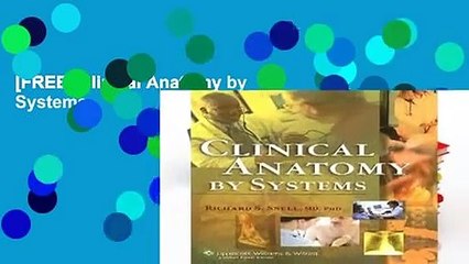 [FREE] Clinical Anatomy by Systems